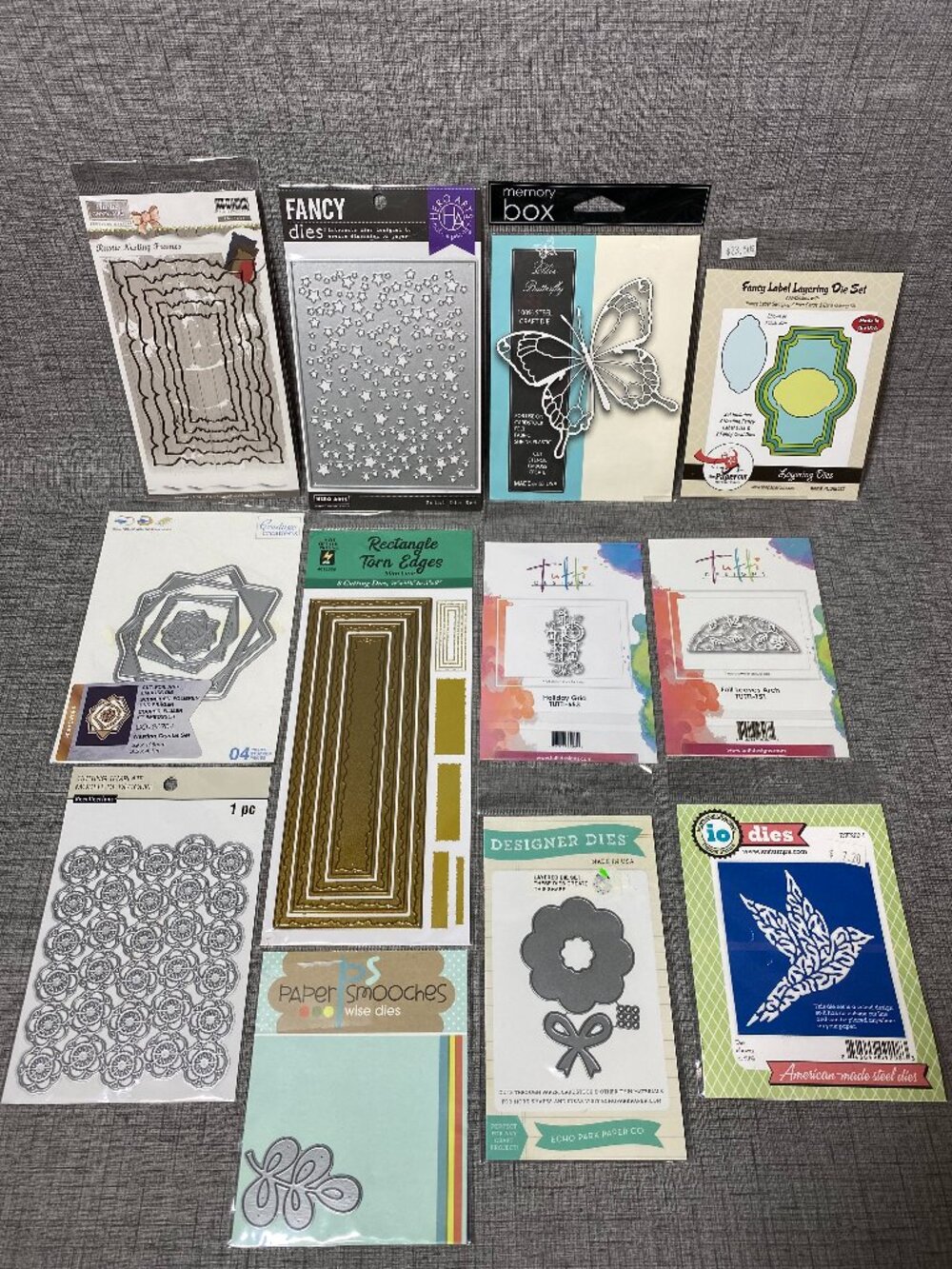 New Old Stock Quality Craft Bundle With Dies 12pc Mixed Lot